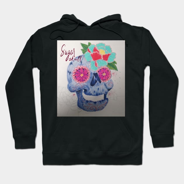 sugar skull Hoodie by rodrigom